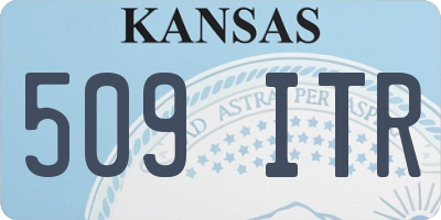 KS license plate 509ITR