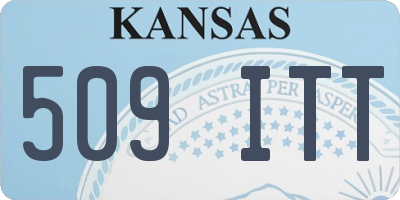 KS license plate 509ITT