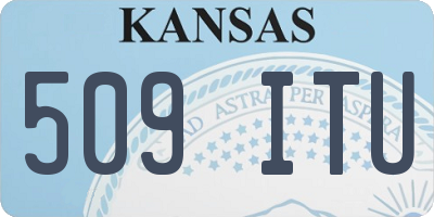 KS license plate 509ITU