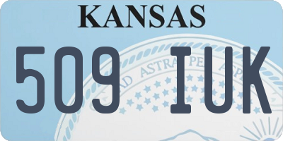 KS license plate 509IUK