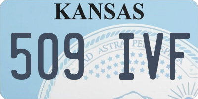 KS license plate 509IVF