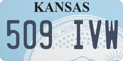 KS license plate 509IVW