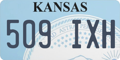 KS license plate 509IXH