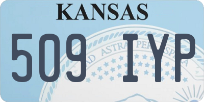 KS license plate 509IYP