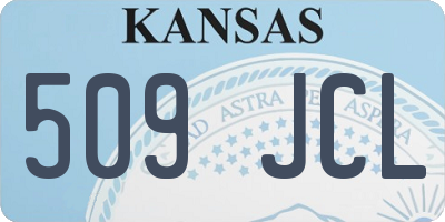 KS license plate 509JCL