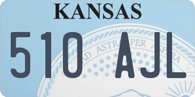 KS license plate 510AJL