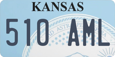 KS license plate 510AML