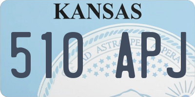 KS license plate 510APJ
