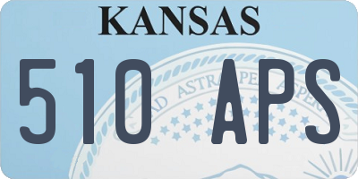 KS license plate 510APS