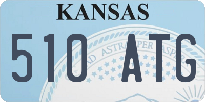 KS license plate 510ATG