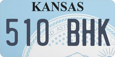 KS license plate 510BHK