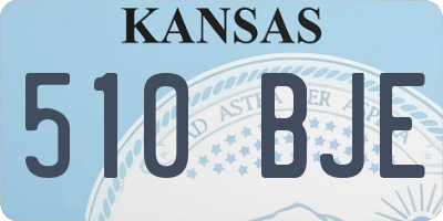 KS license plate 510BJE