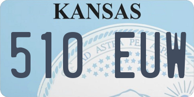 KS license plate 510EUW