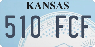 KS license plate 510FCF