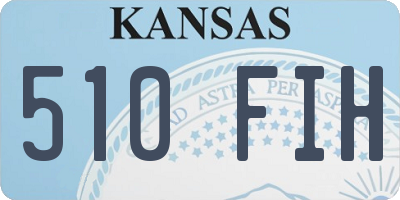 KS license plate 510FIH