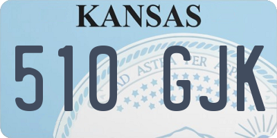 KS license plate 510GJK