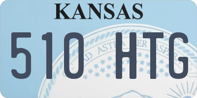 KS license plate 510HTG