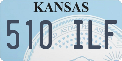 KS license plate 510ILF