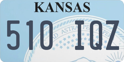 KS license plate 510IQZ