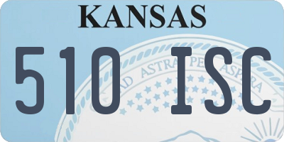 KS license plate 510ISC