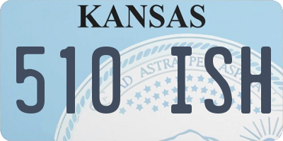 KS license plate 510ISH