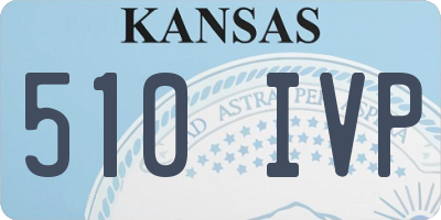 KS license plate 510IVP