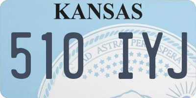 KS license plate 510IYJ
