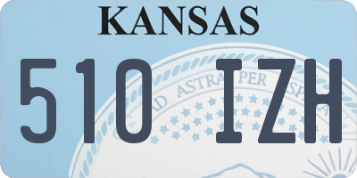 KS license plate 510IZH