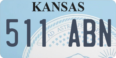 KS license plate 511ABN