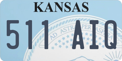 KS license plate 511AIQ