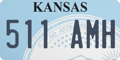 KS license plate 511AMH