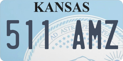KS license plate 511AMZ