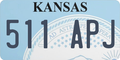 KS license plate 511APJ