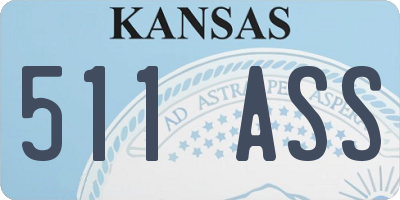 KS license plate 511ASS