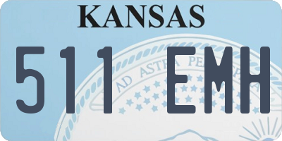 KS license plate 511EMH