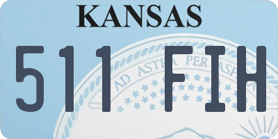 KS license plate 511FIH