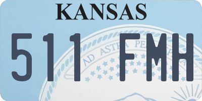 KS license plate 511FMH