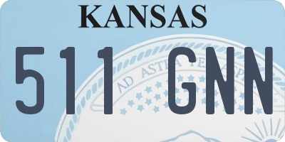 KS license plate 511GNN