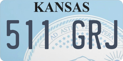KS license plate 511GRJ