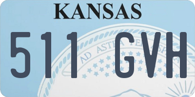 KS license plate 511GVH