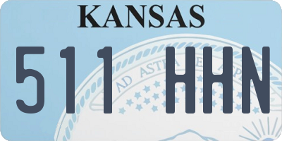 KS license plate 511HHN