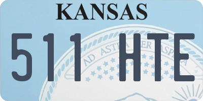 KS license plate 511HTE
