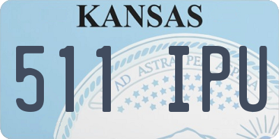KS license plate 511IPU