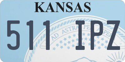 KS license plate 511IPZ