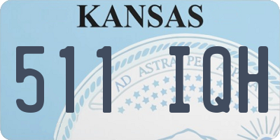 KS license plate 511IQH