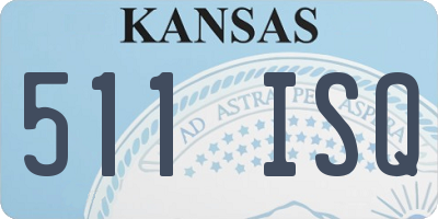 KS license plate 511ISQ