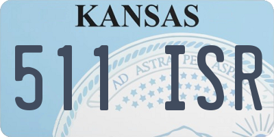 KS license plate 511ISR