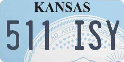KS license plate 511ISY
