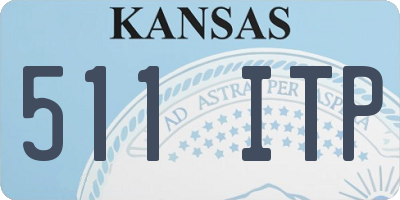 KS license plate 511ITP