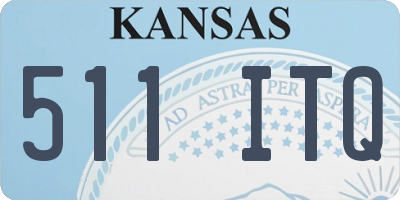 KS license plate 511ITQ